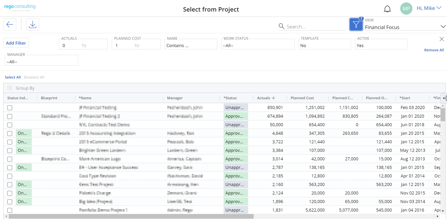 Populate from Roadmap - Import from PPM