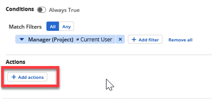 Screenshot of the Conditional Formatting for Time Entries in Clarity PPM