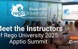 Rego University 2025 - Apptio Summit