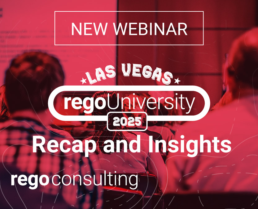 Rego Consulting Webinar - Project Fundamentals