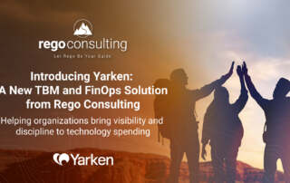 Banner Rego Consulting introduces Yarken, a TBM and FinOps solution helping organizations gain visibility into tech spending.
