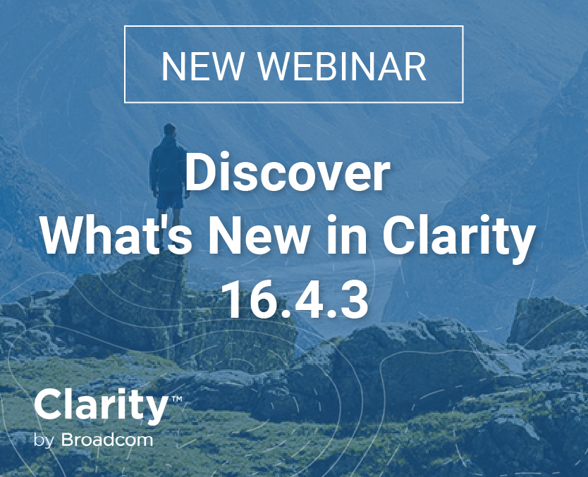 Rego Consulting Webinar - Discover What's New in Clarity 16.3.2